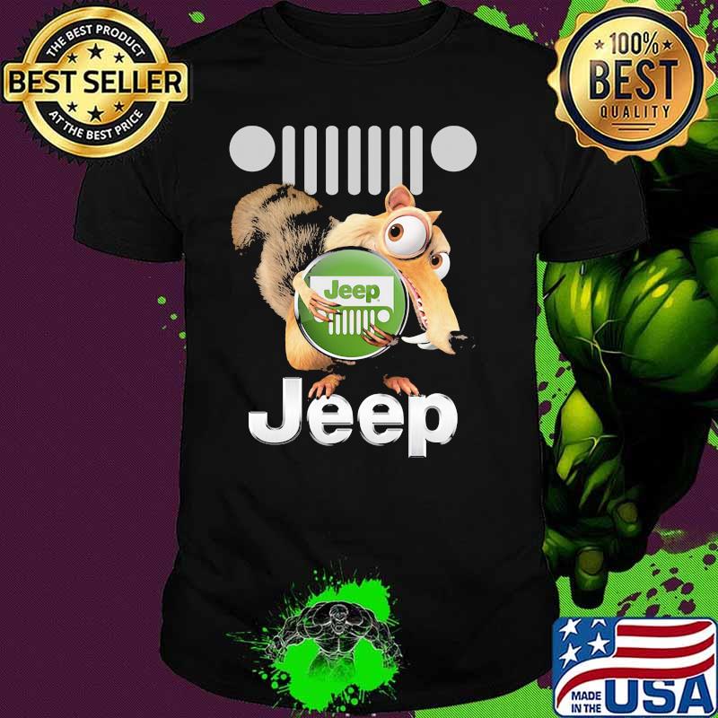 Squirrel Nuts With Logo Jeep Shirt