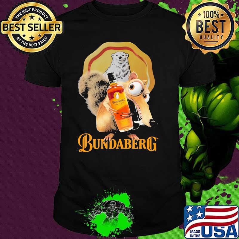 Squirrel Scrat With Logo Bundaberg Shirt