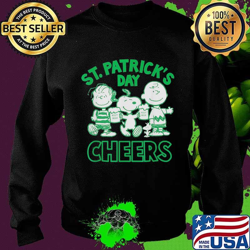 St Patricks Day Cheers Snoopy Charlie Shirt Sweater St Patricks Day Cheers Snoopy Charlie Shirt Sweater