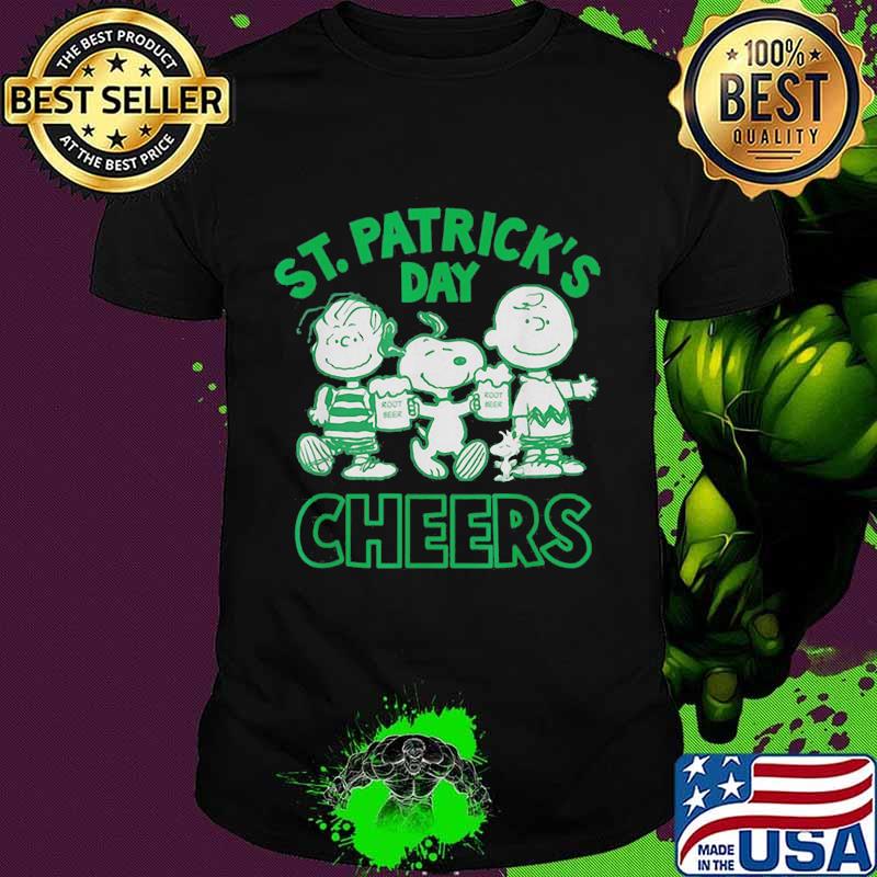 St Patricks Day Cheers Snoopy Charlie Shirt