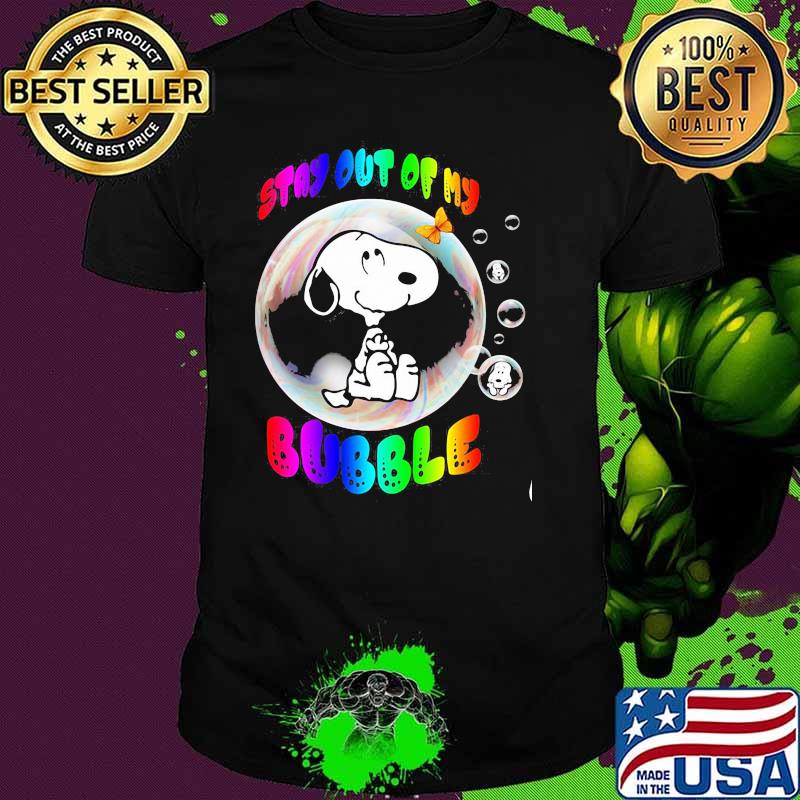 Stay Out Of My Bubble Snoopy Lgbt Shirt