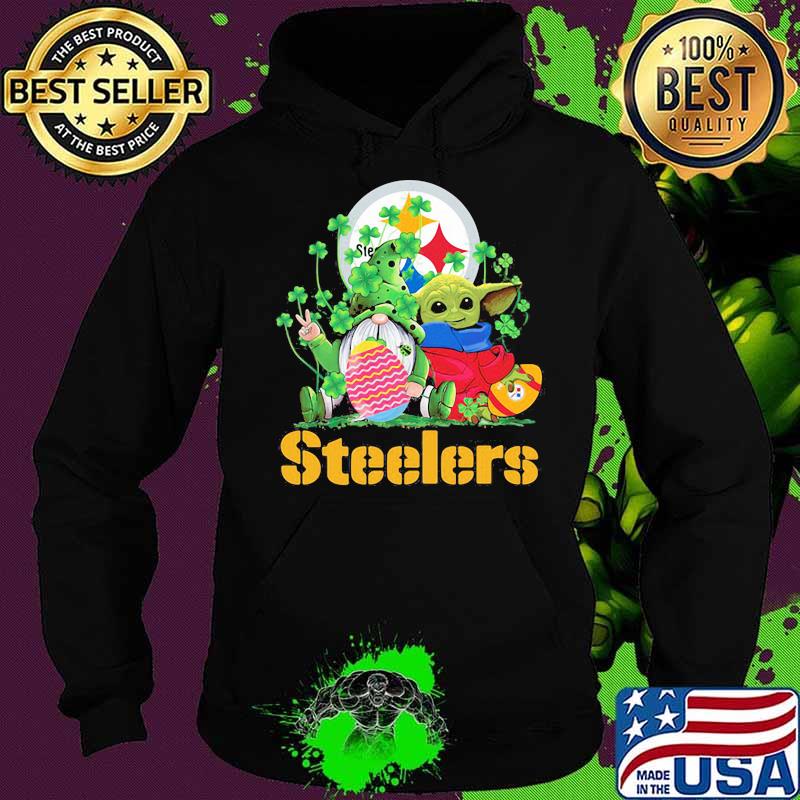 Steelers Football Baby Yoda Vs Gnome Happy Easters And St Patricks Day Shirt Hoodie Steelers Football Baby Yoda Vs Gnome Happy Easters And St Patricks Day Shirt Hoodie