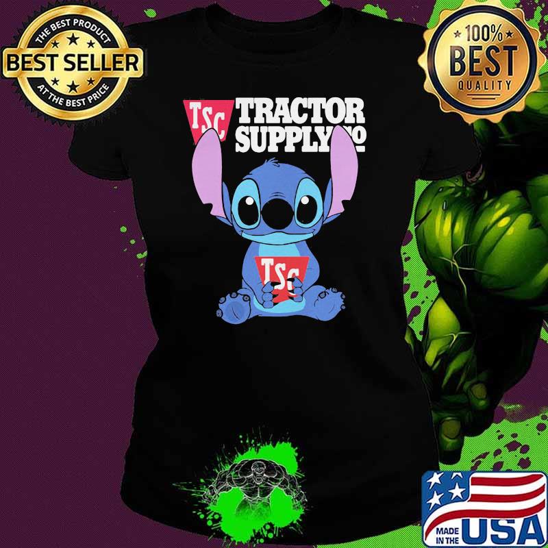 Stitch Hug Tractor Supply Logo Shirt Ladies tee Stitch Hug Tractor Supply Logo Shirt Ladies tee