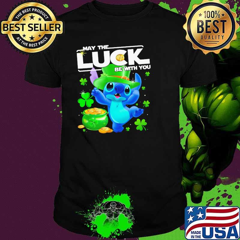 Stitch May The Luck Be With You Patrick Day Shirt