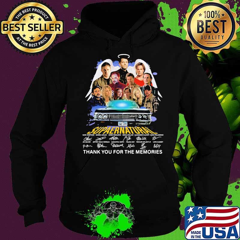 Supernatural Legends Thank You For The Memories Signature Shirt Hoodie Supernatural Legends Thank You For The Memories Signature Shirt Hoodie