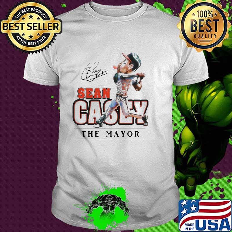 Terrific Sean Casey The Mayor Hall Heroes Baseball Shirt