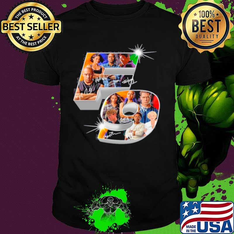 The Fast And Furious F9 Signatures shirt