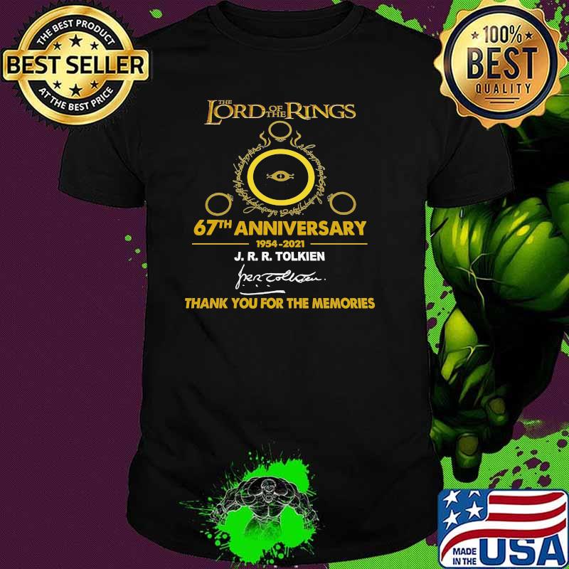 The Lord Of The Rings 67th Anniversary 1954 2021 J.R.R Tolkien Signature Shirt