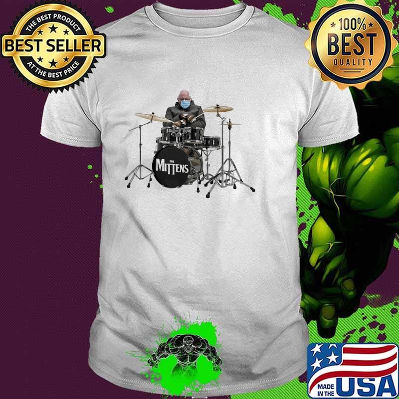 The Mittens Old Man Wear Mask Covid 19 Druming Shirt