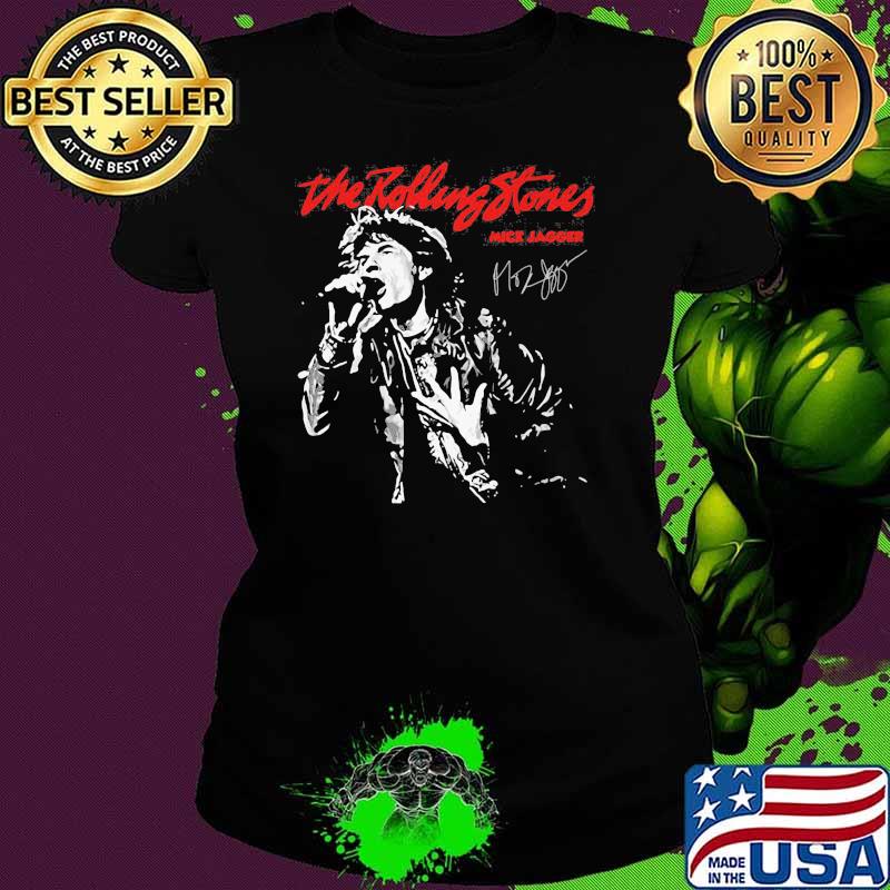 The Rolling Stones Mick Jagger Signature Shirt Ladies tee The Rolling Stones Mick Jagger Signature Shirt Ladies tee