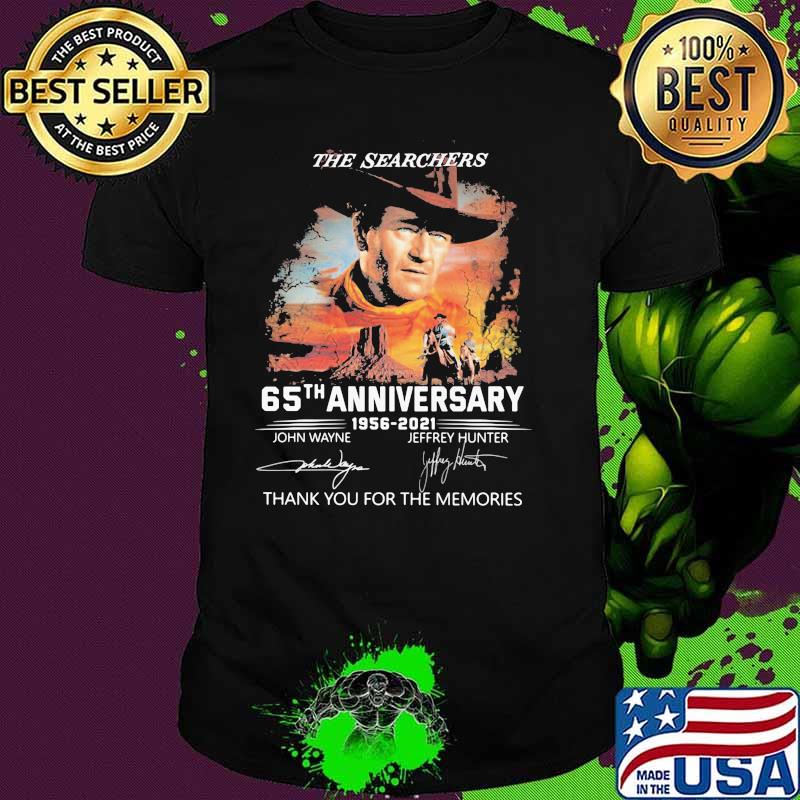 The Searchers 65th Anniversary 1956 2021 Thank You For The Memories Signature Shirt