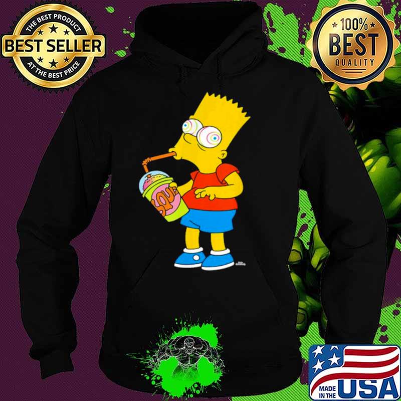 The Simpsons Bart Simpson Squishee Brain Freeze Shirt Hoodie The Simpsons Bart Simpson Squishee Brain Freeze Shirt Hoodie