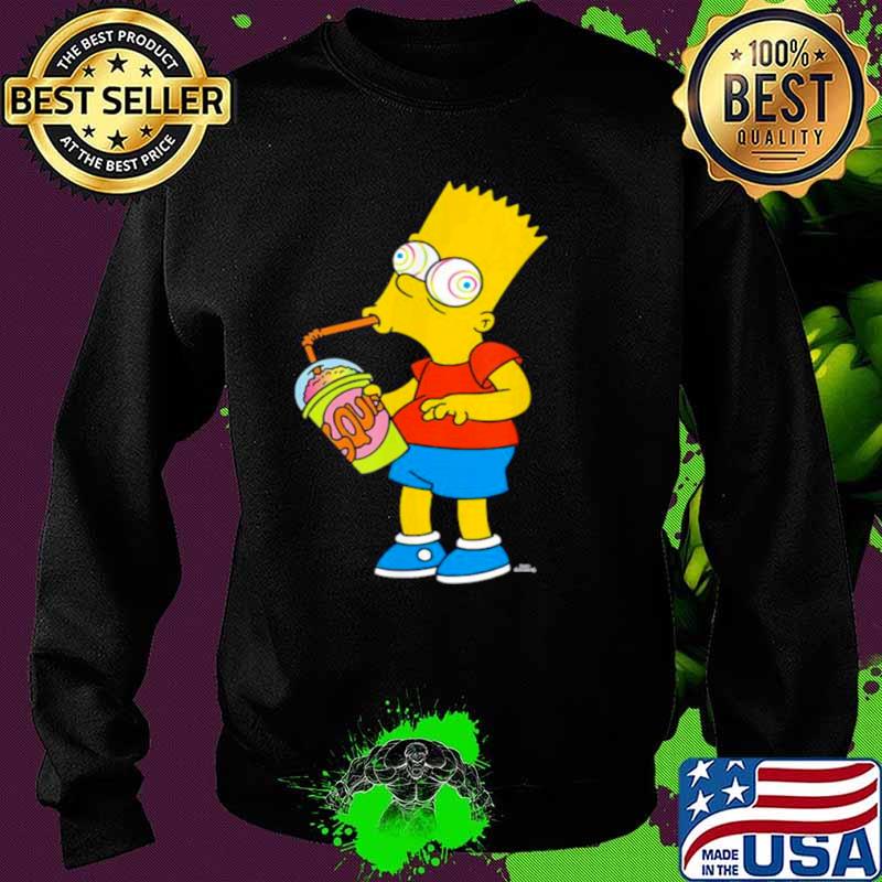 The Simpsons Bart Simpson Squishee Brain Freeze Shirt Sweater The Simpsons Bart Simpson Squishee Brain Freeze Shirt Sweater