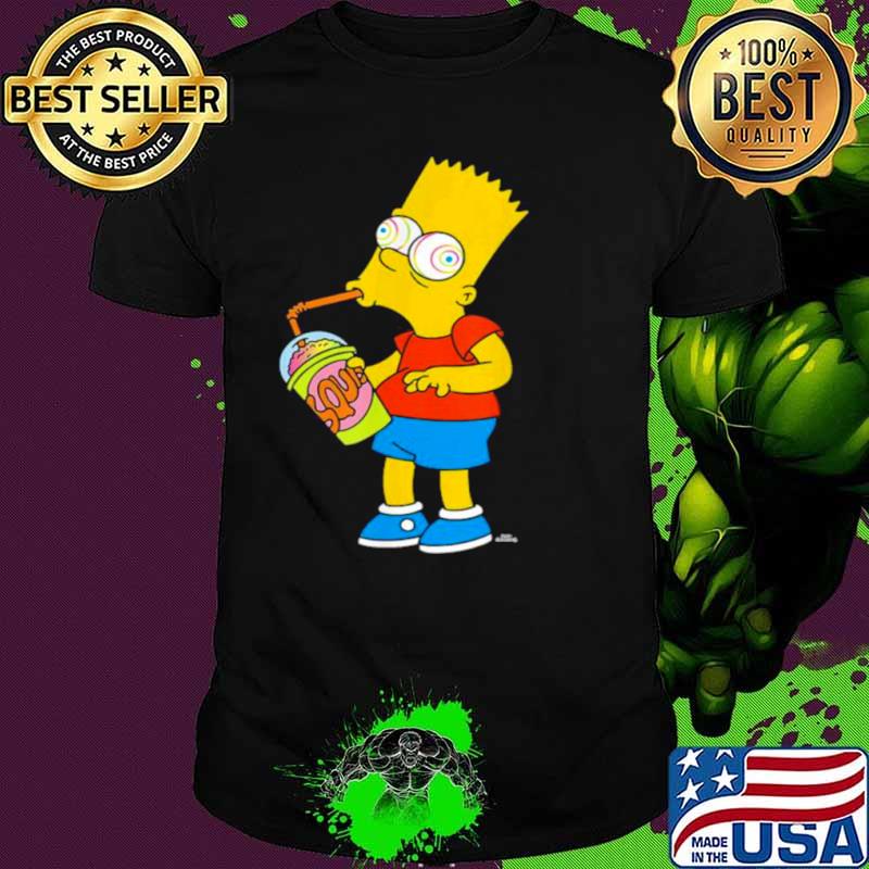 The Simpsons Bart Simpson Squishee Brain Freeze Shirt