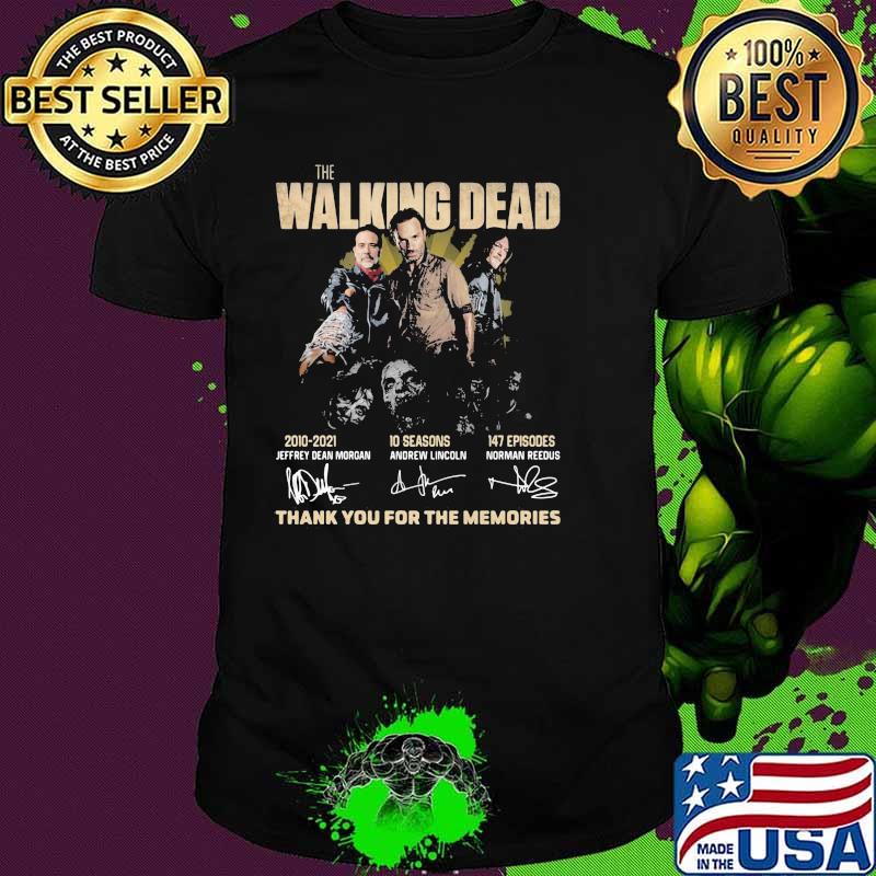 The Walking Dead 2010 2021 Thank You For The Memories Shirt