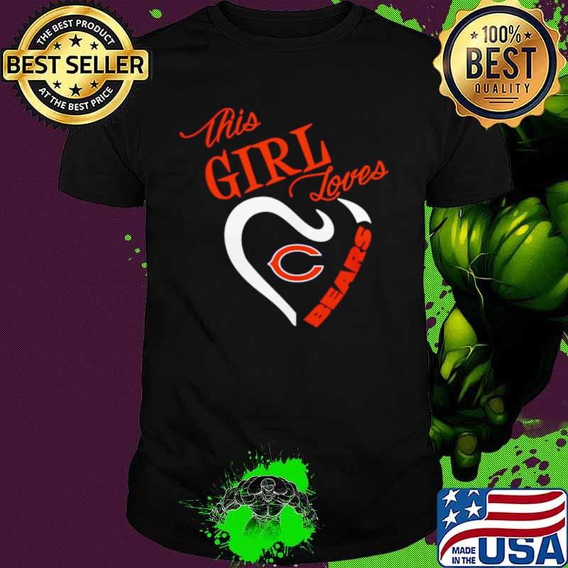 This girl loves Chicago Bears shirt