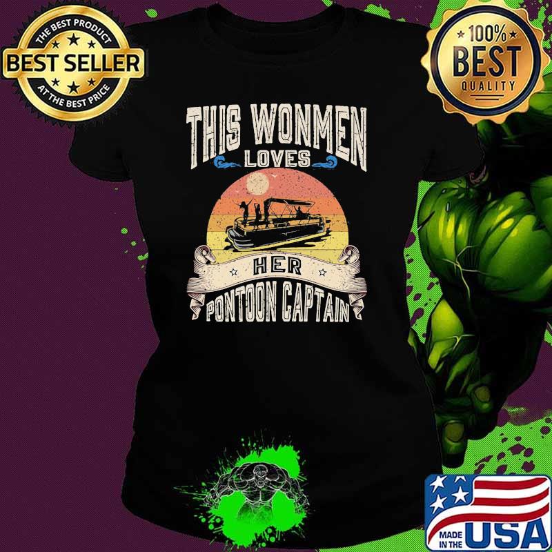 This Wonmen Loves Her Potoon Captain Vintage Sunset Shirt Ladies tee This Wonmen Loves Her Potoon Captain Vintage Sunset Shirt Ladies tee