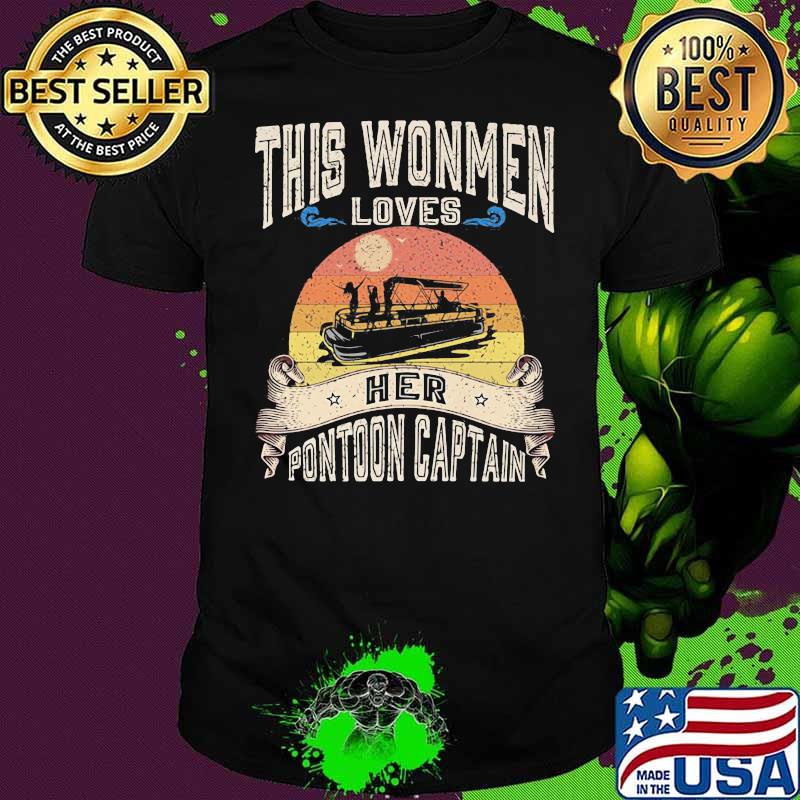 This Wonmen Loves Her Potoon Captain Vintage Sunset Shirt This Wonmen Loves Her Potoon Captain Vintage Sunset Shirt