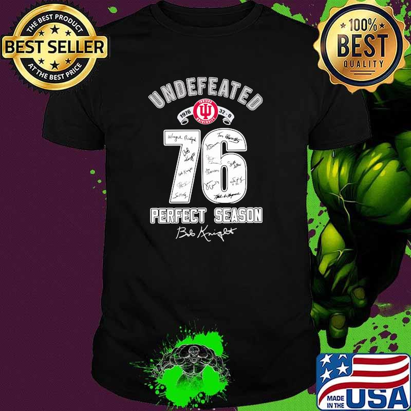 Undefeated 1976 Perfect Season Bob Knight Shirt