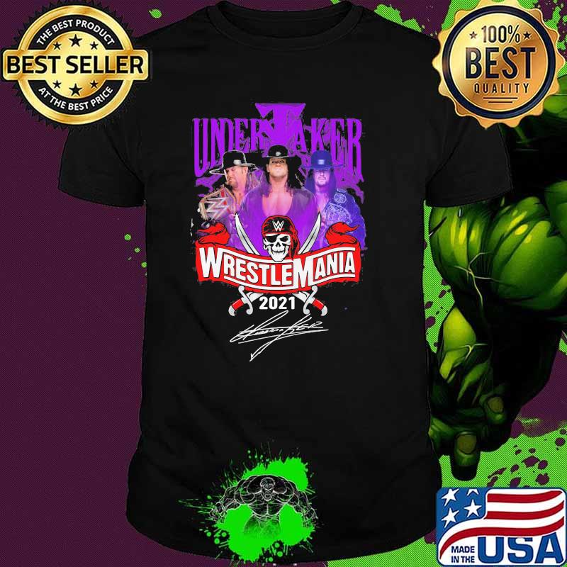 Undertaker Wrestlemania 2021 Signature Shirt