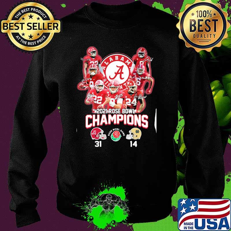 2021 Alabama Crimson Tide Rose Bowl Champions Shirt Sweater 2021 Alabama Crimson Tide Rose Bowl Champions Shirt Sweater