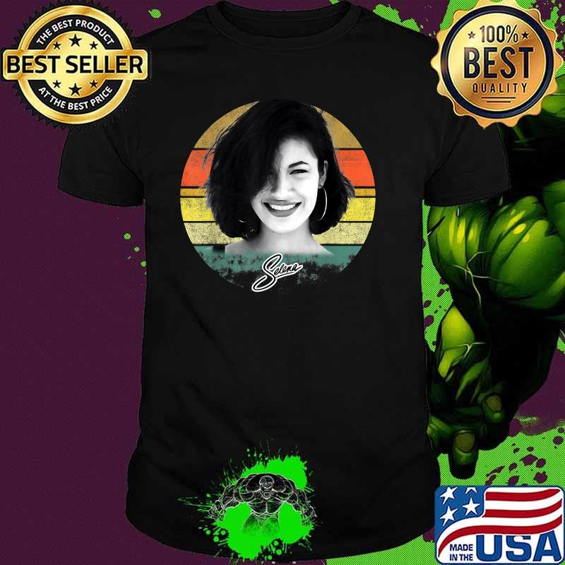 Vintage Sunset Selenas Quintanilla Love Signature Shirt