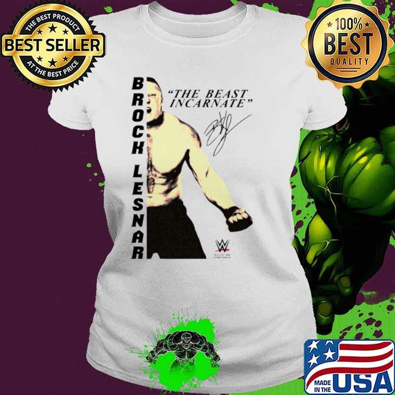 WWE Brock Lesnar Inkarniertes Tier OU Shirt Ladies tee WWE Brock Lesnar Inkarniertes Tier OU Shirt Ladies tee