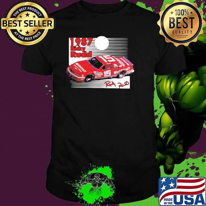1987 Nascar Ricky Rudd Signature Shirt