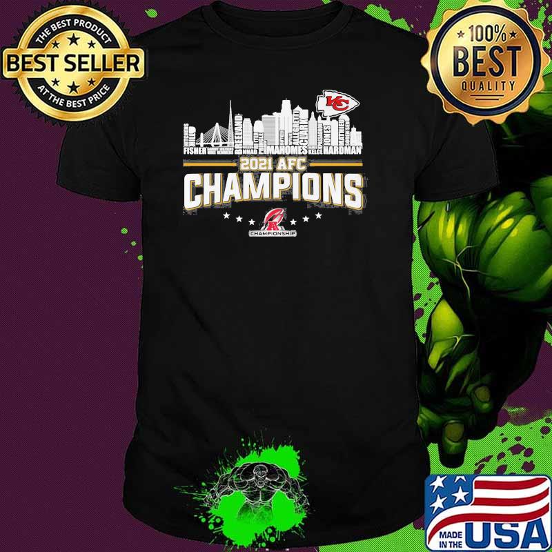 2021 Afc Champions Kansas City Chiefs Shirt