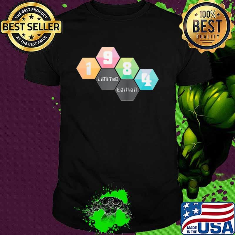 37th Birthday Man 37 Years Bday Year 1984 Shirt