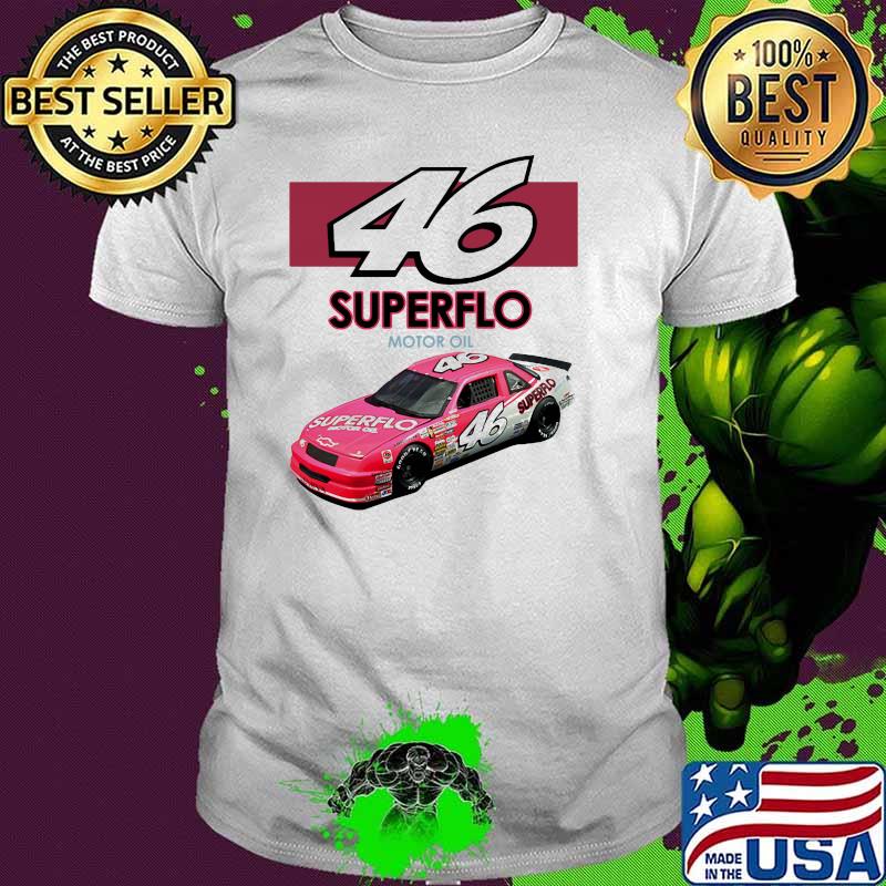 46 Superflo Motor Oil Car Pink Shirt