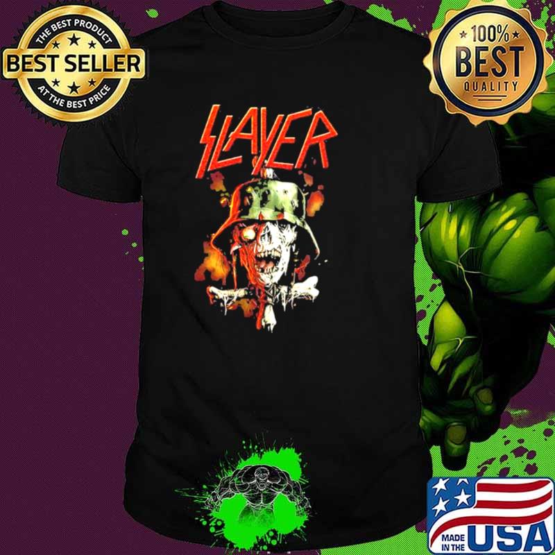 Slayer Soldier Cross Skull Shirt