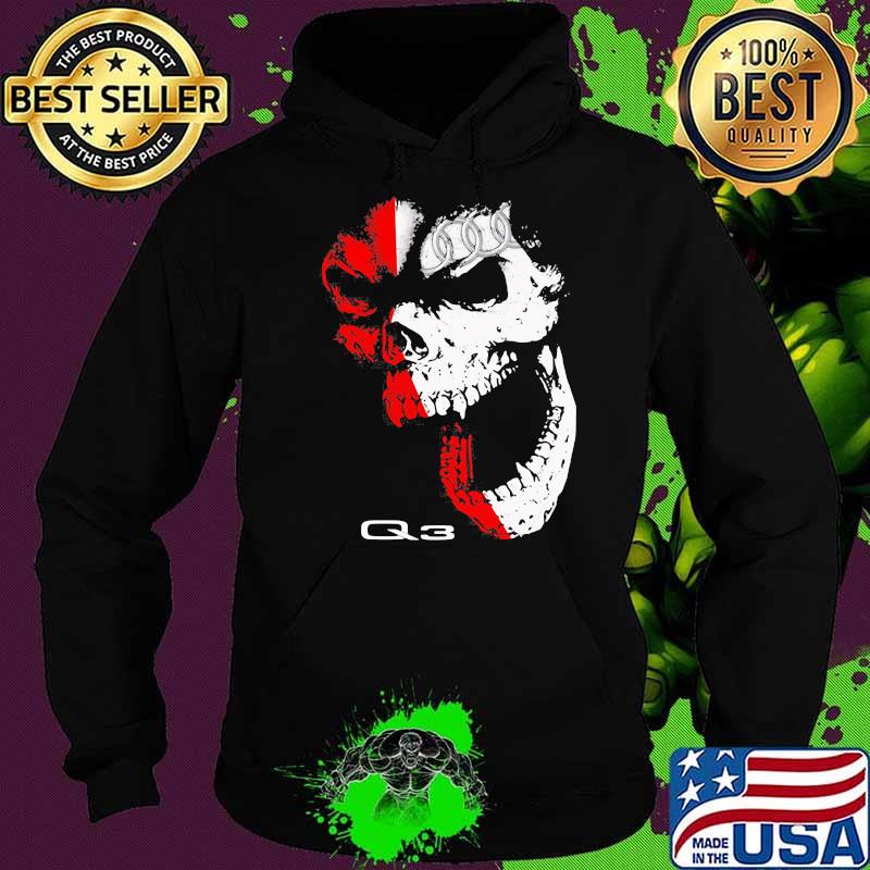 Skull With Audi Q3 Logo Shirt Hoodie Skull With Audi Q3 Logo Shirt Hoodie