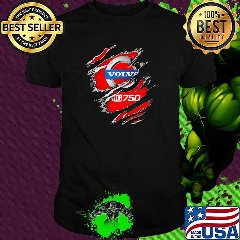 Official Hero With Volvo Fh16 750 Logo Shirt