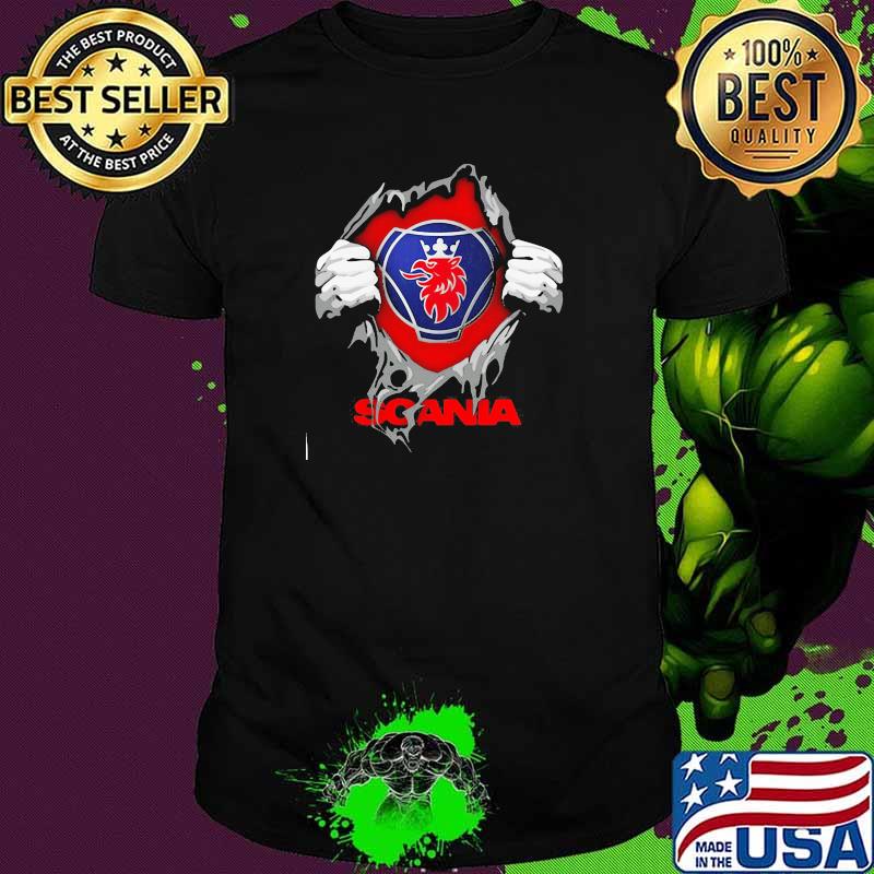 Superhero With Logo Scania Shirt