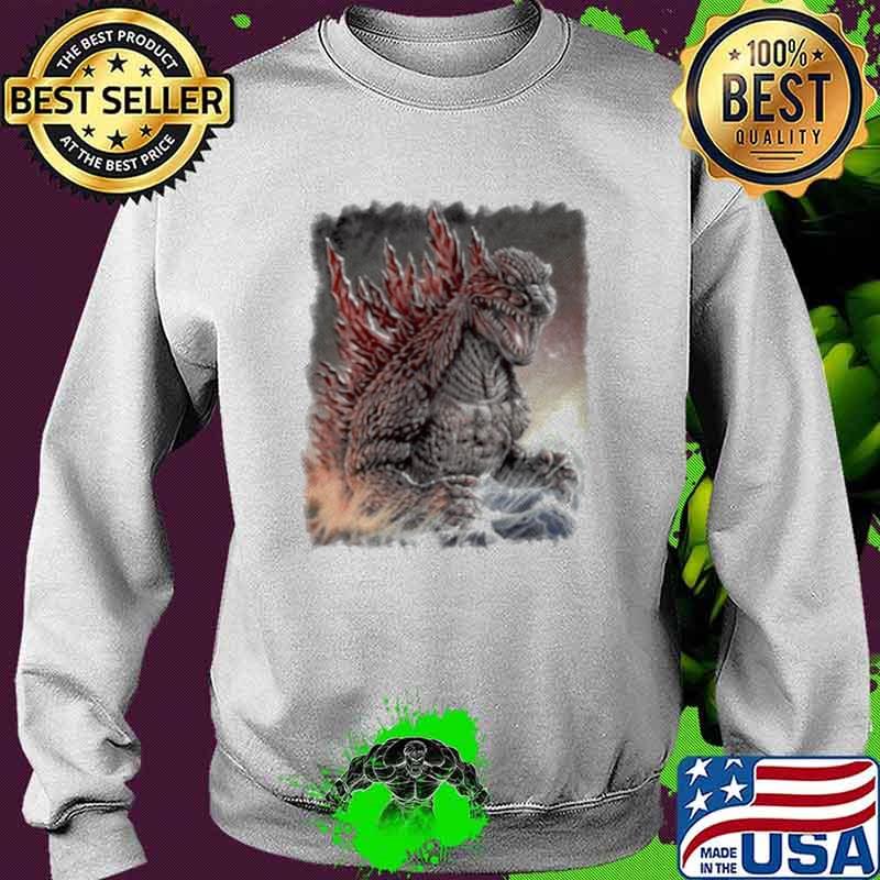 The Monster Team Big Fan Godzilla Shirt Sweater The Monster Team Big Fan Godzilla Shirt Sweater