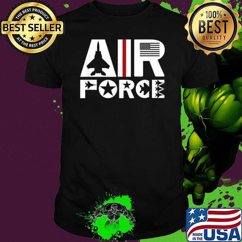 Air Force with F15 Jet Shirt