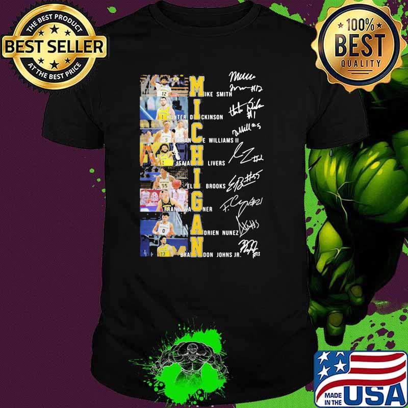 All Signature Present Team Michigan Shirt