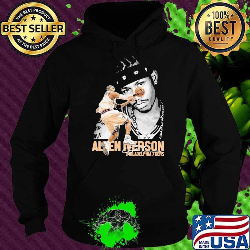 Allen Iverson Philadelphia 76ers Signature Shirt Hoodie Allen Iverson Philadelphia 76ers Signature Shirt Hoodie