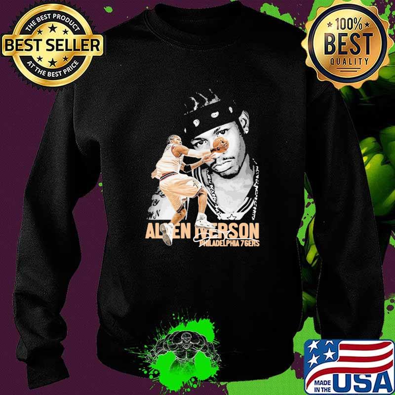 Allen Iverson Philadelphia 76ers Signature Shirt Sweater Allen Iverson Philadelphia 76ers Signature Shirt Sweater