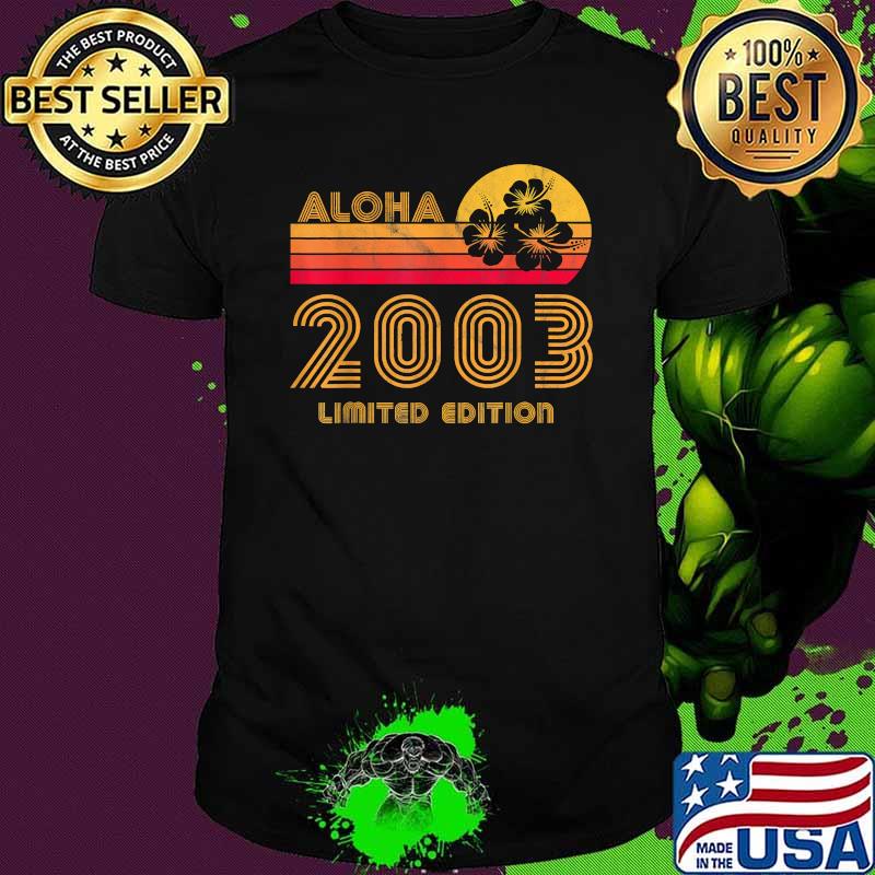 Aloha 2003 Limited Edition 18th Birthday Vintage Shirt