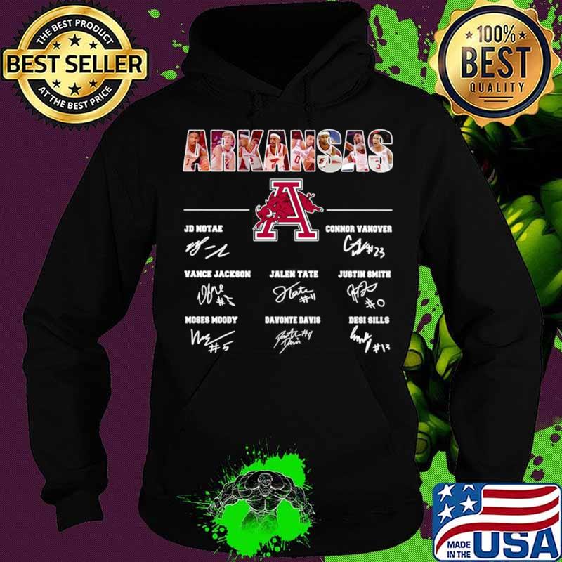 Arkansas Razorbacks Jd Notae Connor Vanover Signatures Hoodie Arkansas Razorbacks Jd Notae Connor Vanover Signatures Hoodie