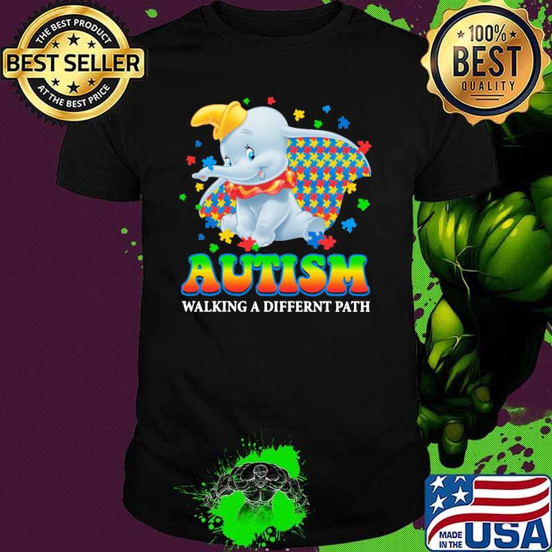 Autism Walking A Different Path Elephant Shirt
