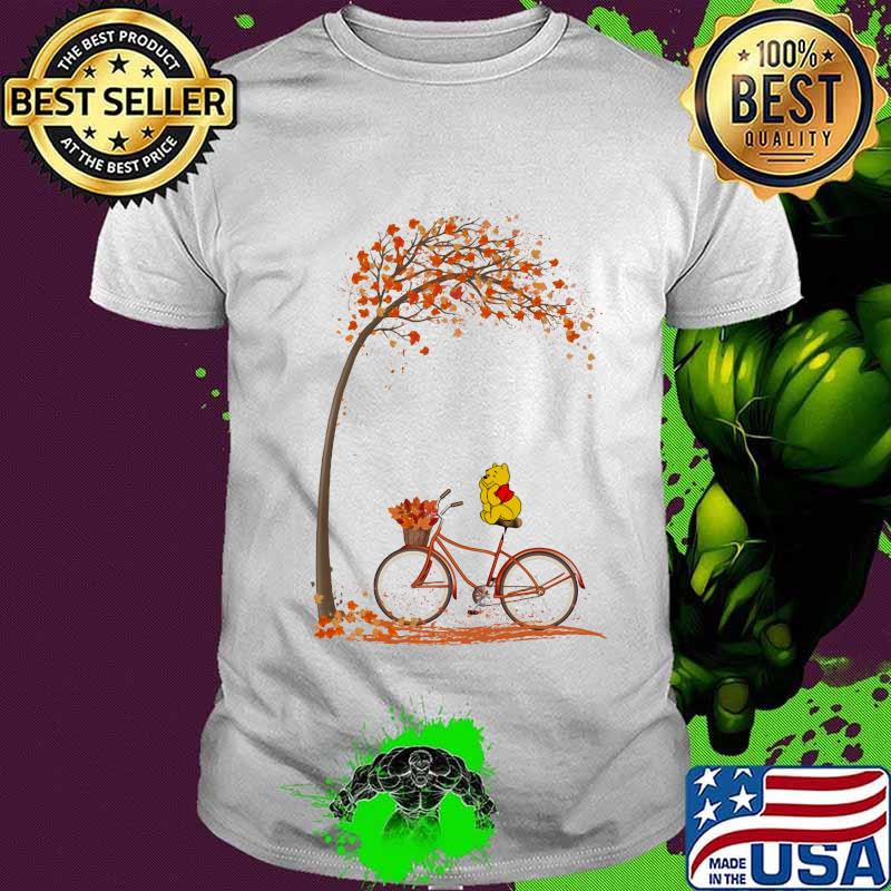 Autumn Pooh Bicycle Shirt