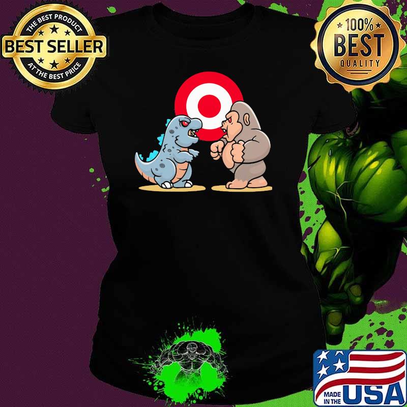 Baby Kong And Baby Godzilla Monster Shirt Ladies tee Baby Kong And Baby Godzilla Monster Shirt Ladies tee