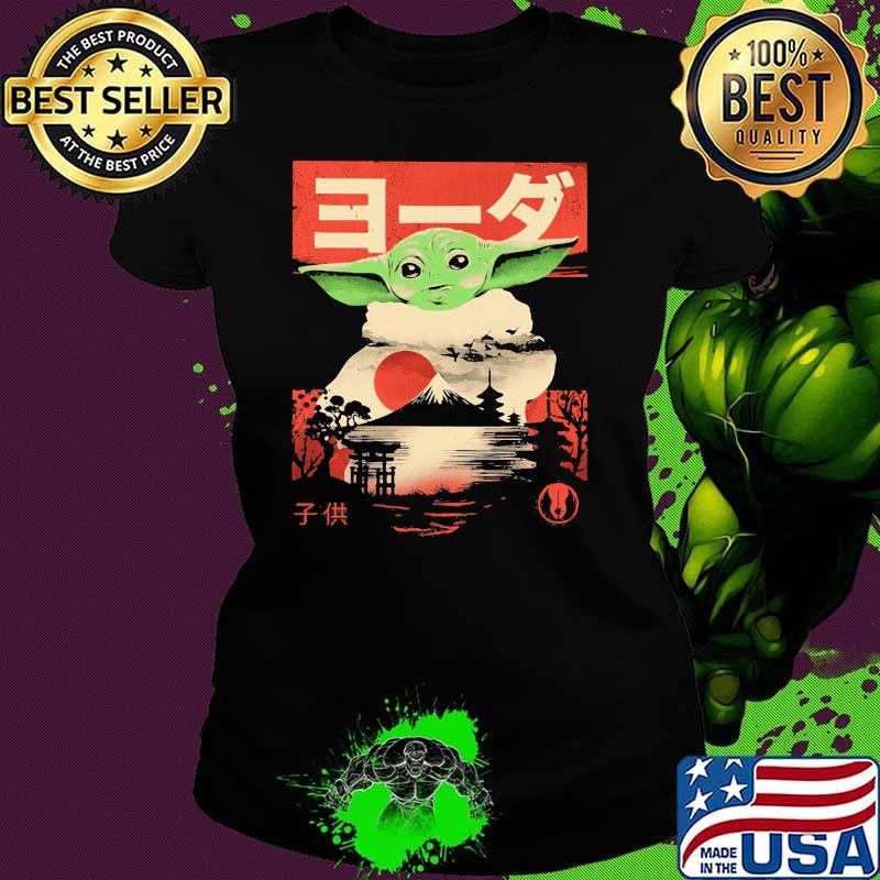 Baby Yoda Blood Moon Star Wars Shirt Ladies tee Baby Yoda Blood Moon Star Wars Shirt Ladies tee