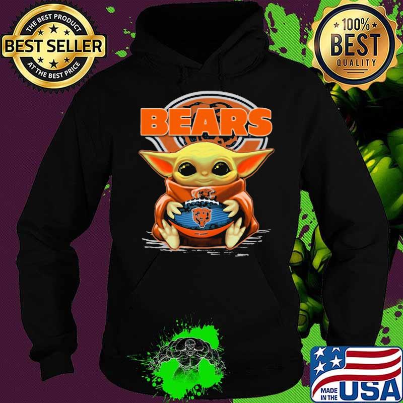 Baby Yoda Hug Ball Team Bears Shirt Hoodie Baby Yoda Hug Ball Team Bears Shirt Hoodie