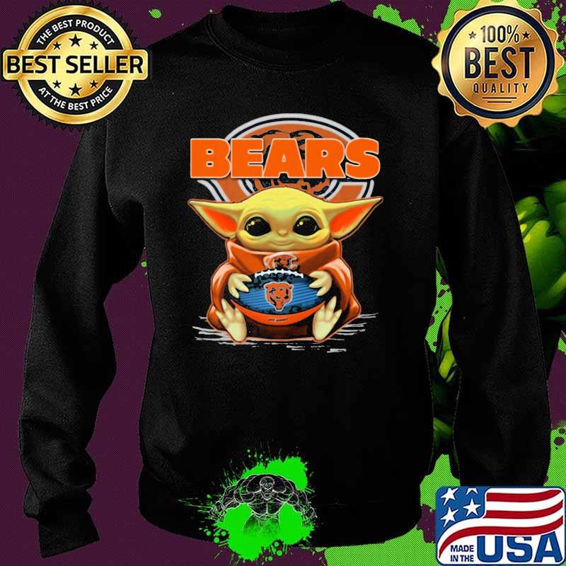 Baby Yoda Hug Ball Team Bears Shirt Sweater Baby Yoda Hug Ball Team Bears Shirt Sweater