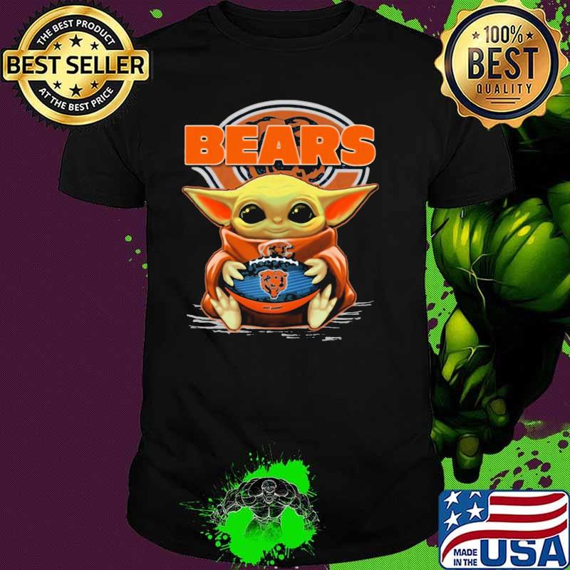 Baby Yoda Hug Ball Team Bears Shirt Baby Yoda Hug Ball Team Bears Shirt