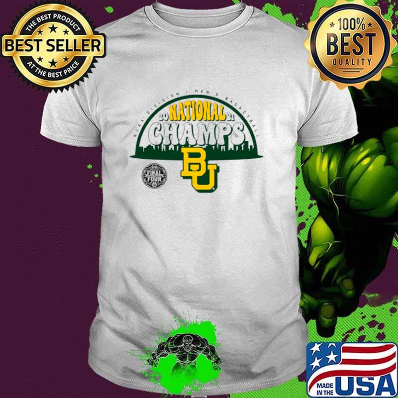 Baylor Bears Fanatics Branded 2021 NCAA Men’s Basketball National Champions Screen Space Dye shirt Baylor Bears Fanatics Branded 2021 NCAA Men’s Basketball National Champions Screen Space Dye shirt